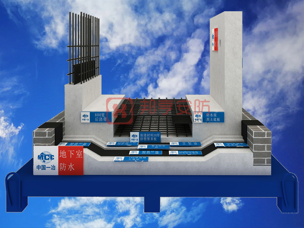 地下室防水質(zhì)量樣板展示、工藝質(zhì)量樣板、工法質(zhì)量樣板