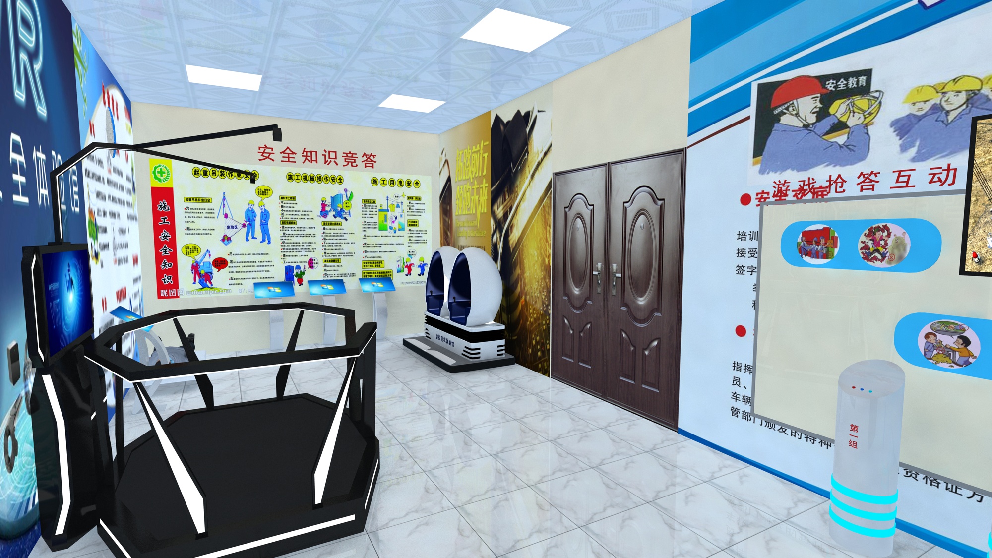 VR技術(shù)帶您進(jìn)入施工的危險(xiǎn)！江蘇建筑企業(yè)在工地施工現(xiàn)場設(shè)立VR安全體驗(yàn)館，引導(dǎo)工人安全生產(chǎn)